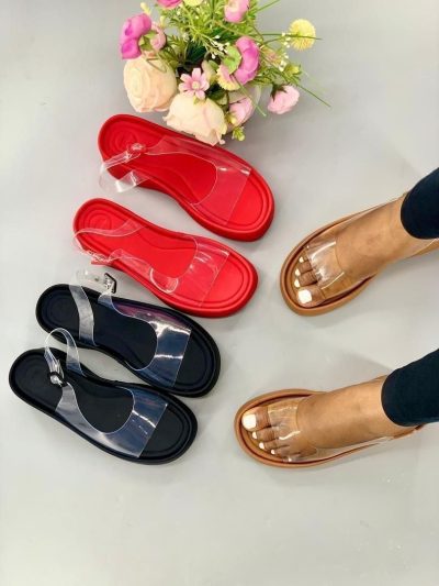 Sandal wedge heels