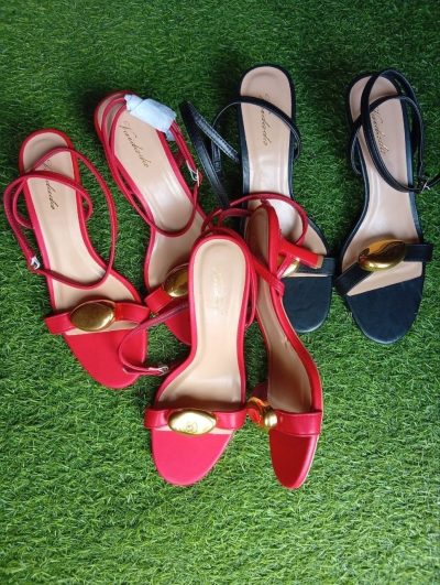 Sandal with heel