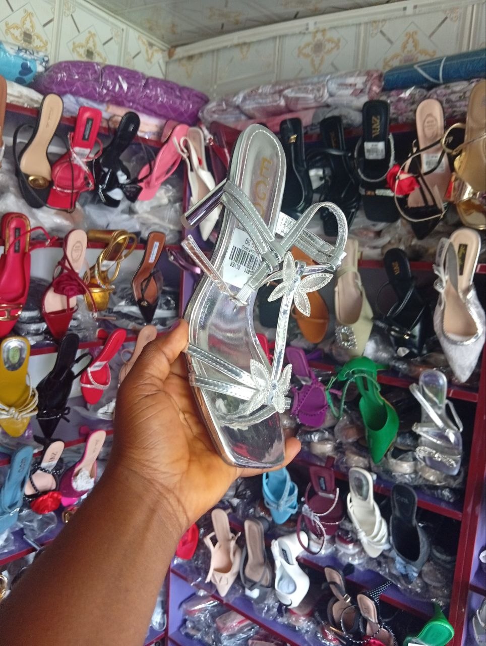 Women's heeled sandals - Image 4