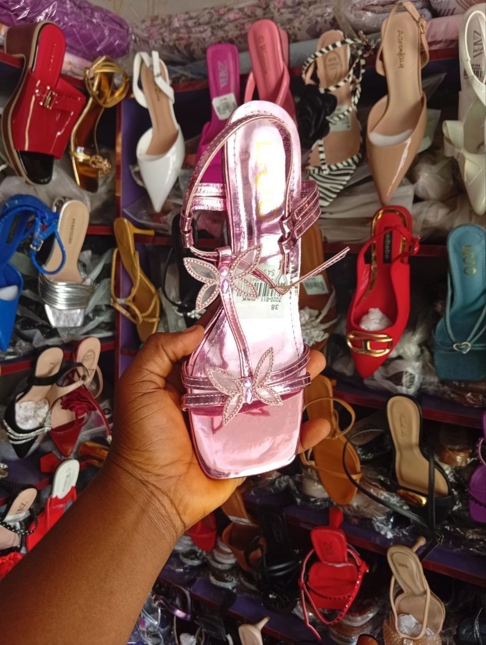 Women's heeled sandals - Image 2